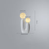 Nordic creative double head ball table lamp