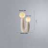 Nordic creative double head ball table lamp