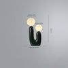 Nordic creative double head ball table lamp