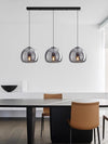 Simple personality glass restaurant chandelier