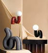 Creative personality glass table lamp
