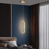 All copper bedroom bedside chandelie