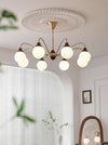 Retro cream style magic bean living room chandelier