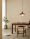 Japanese retro log style restaurant chandelier