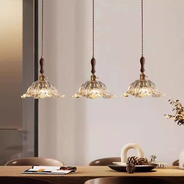 French flower glass chandelier