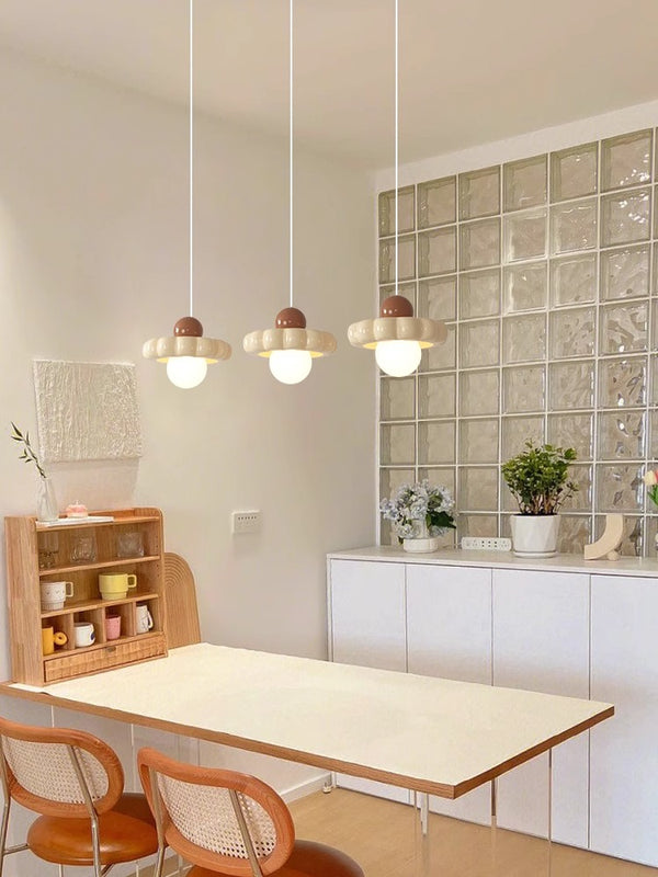 Cream style dining room bedroom bedside chandelier