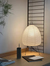 Japanese style rice paper table lamp
