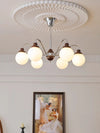 Retro cream style magic bean living room chandelier