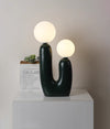 Nordic creative double head ball table lamp