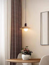 Japanese retro log style restaurant chandelier