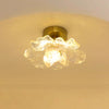 French retro petal corridor balcony ceiling lamp