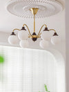 Retro cream style magic bean living room chandelier