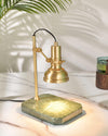 Brass Marble Melted Wax Table Lamp