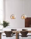 Simple personality glass restaurant chandelier