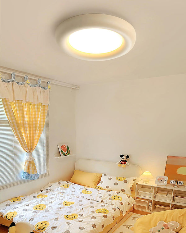 Cream style bedroom LED ceiling lamp