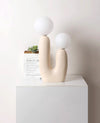 Nordic creative double head ball table lamp