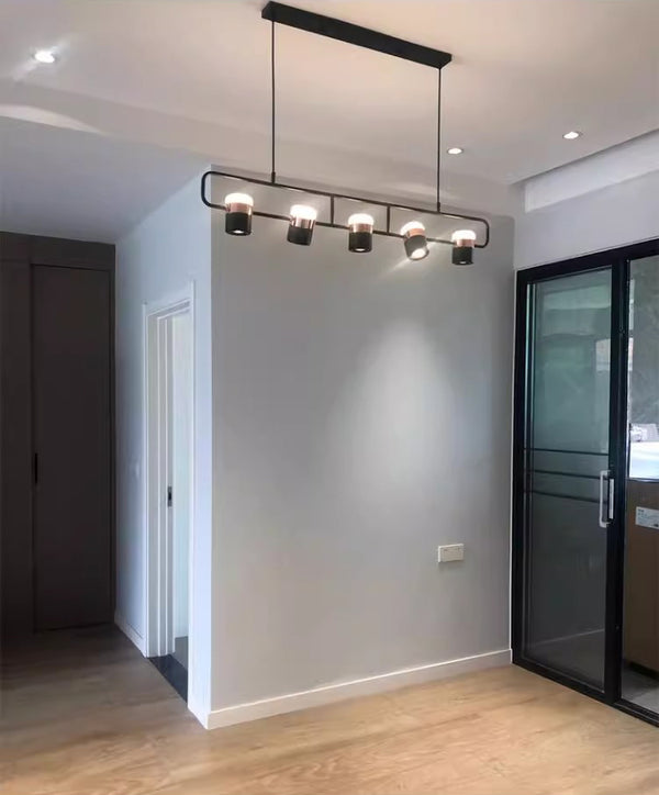 Suspension de salle à manger créative nordique à longue bande