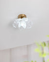 French retro petal corridor balcony ceiling lamp
