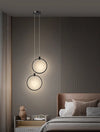 All copper bedroom bedside chandelie