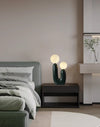 Nordic creative double head ball table lamp