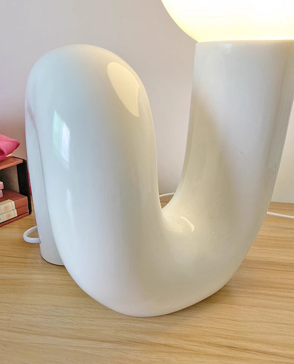 Creative personality glass table lamp