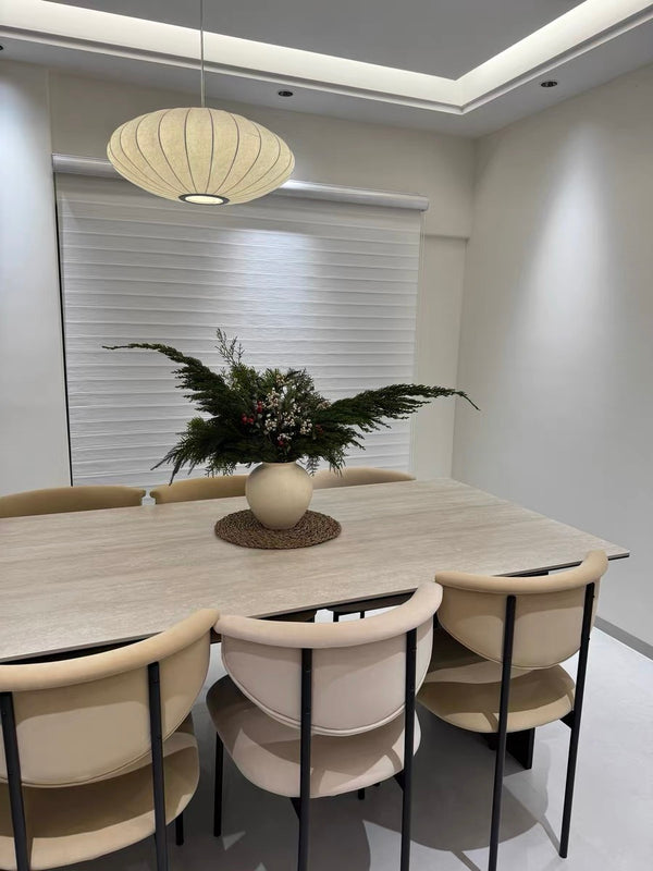 Japanese style silk restaurant chandelier