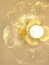 French retro petal corridor balcony ceiling lamp