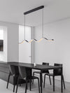 Creative minimalist wave restaurant chandelier