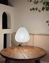Japanese style rice paper table lamp