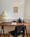 Japanese style wabi-sabi style rice paper floor lamp