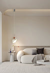 Petit lustre de chevet de chambre de style crème