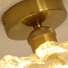 French retro petal corridor balcony ceiling lamp