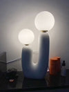 Nordic creative double head ball table lamp