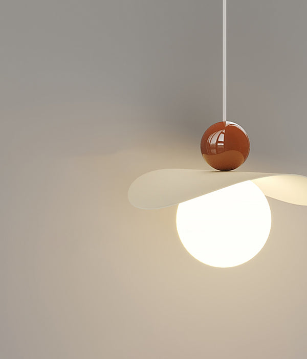 Petit lustre de chevet de chambre de style crème