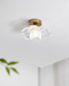 French retro petal corridor balcony ceiling lamp