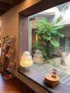 Japanese style wabi-sabi style rice paper floor lamp