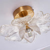 French retro petal corridor balcony ceiling lamp