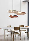Lampe à suspension de salle à manger en forme de feuille de lotus de style Wabi-sabi