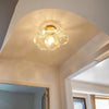 French retro petal corridor balcony ceiling lamp