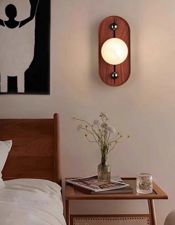 Marble Retro Bedside Aisle Wall Lamp