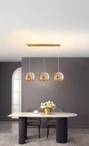 Simple personality glass restaurant chandelier