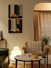 Japanese style wabi-sabi style rice paper floor lamp