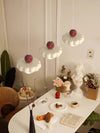 Cream style dining room bedroom bedside chandelier