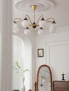 Retro cream style magic bean living room chandelier