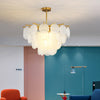 Lustre coquille crème français