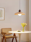 Japanese retro log style restaurant chandelier