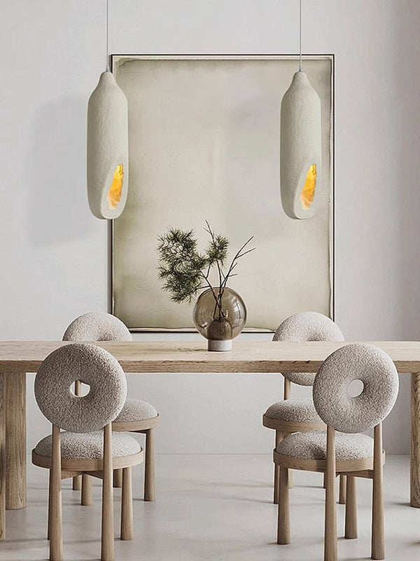 Creative wabi-sabi style dining room bedroom bedside chandelier