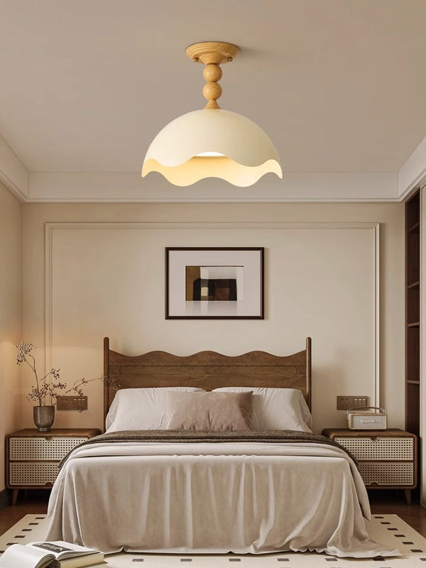 Plafonnier de chambre de style médiéval de style crème