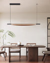 Lustre de salle à manger rétro créatif et personnalisé en forme de feuille