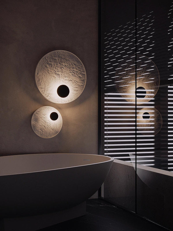 Mond Wandlampe